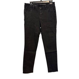 Simply Vera Vera Wang Black Skinny Jeans Size 6 Cotton Blend Womens Pants